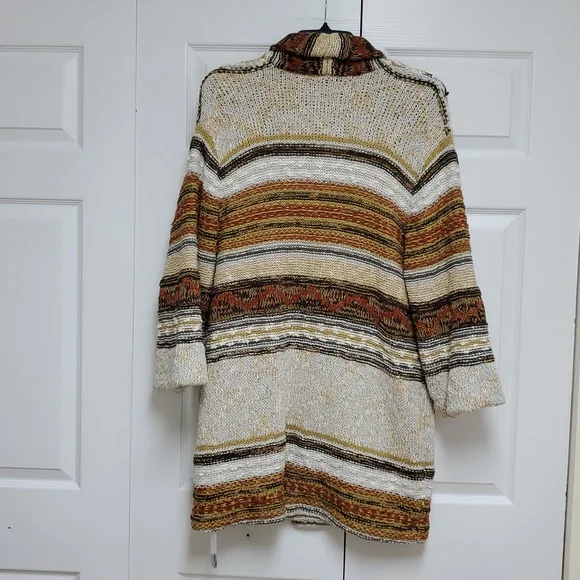 Free People Painted Desert Sweater Coat/Neutral - Picture 11 of 16